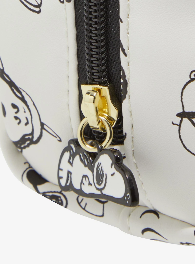 Peanuts Snoopy & Woodstock Allover Print Cosmetic Bag - BoxLunch Exclusive