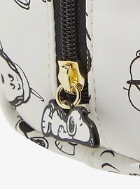 Peanuts Snoopy & Woodstock Allover Print Cosmetic Bag - BoxLunch Exclusive