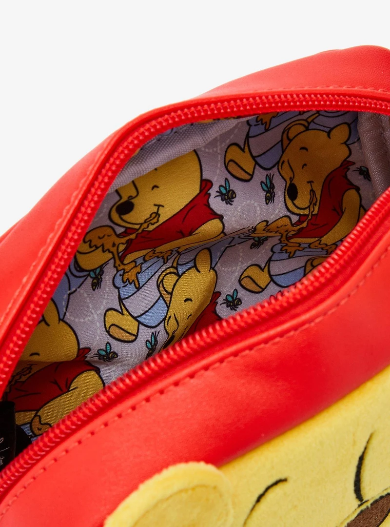 Loungefly Disney Winnie the Pooh Plush Pooh Bear Cosmetic Bag