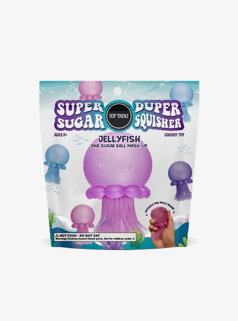 Super Duper Sugar Squishers Jellyfish Blind Bag Stress Toy