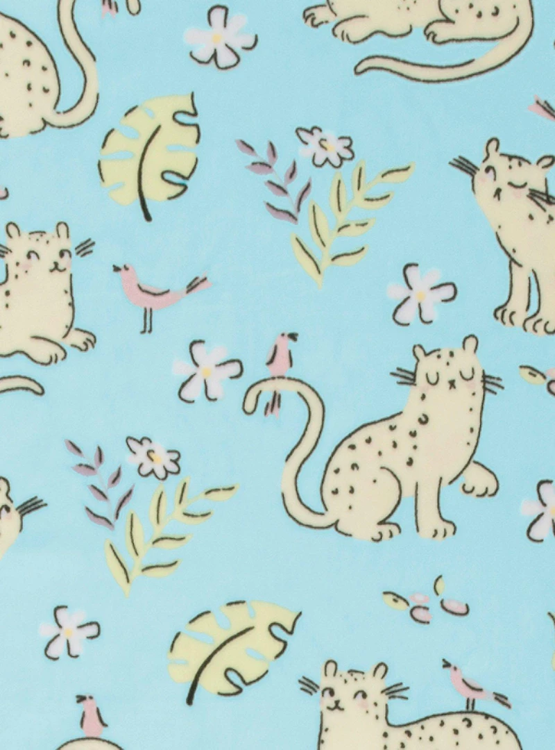 Jungle Kitties Long Sleeve Youth Pajama Set