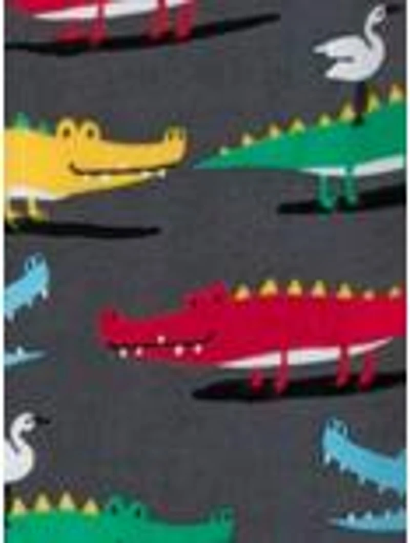 Super Charged Long Sleeve Raglan Youth Pajama Set Green