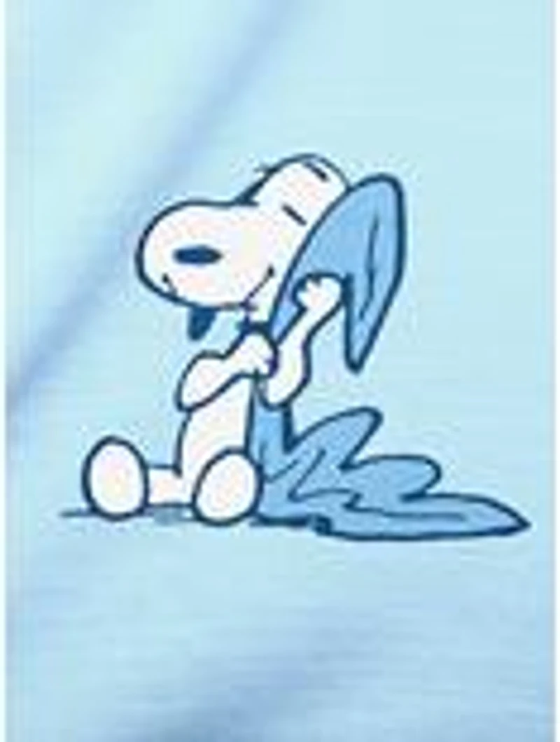 Snoopy Blanket Snuggle Stripe Snug Youth Pajama Set