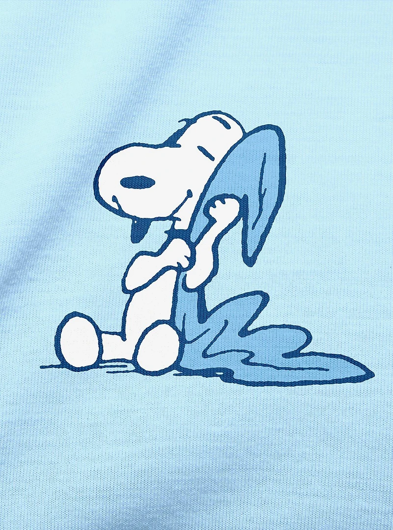 Snoopy Blanket Snuggle Stripe Snug Youth Pajama Set