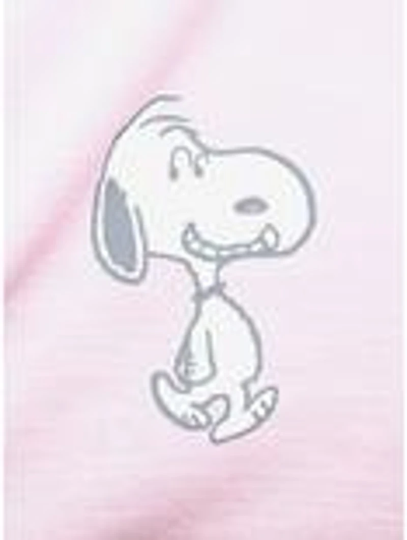 Snoopy Into Mischief Tie Dye Long Sleeve Raglan Youth Pajama Set