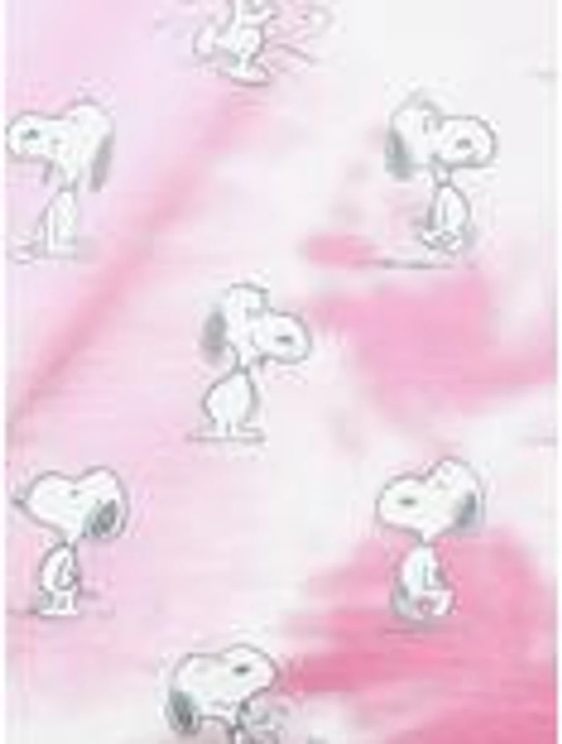 Snoopy Into Mischief Tie Dye Long Sleeve Raglan Youth Pajama Set