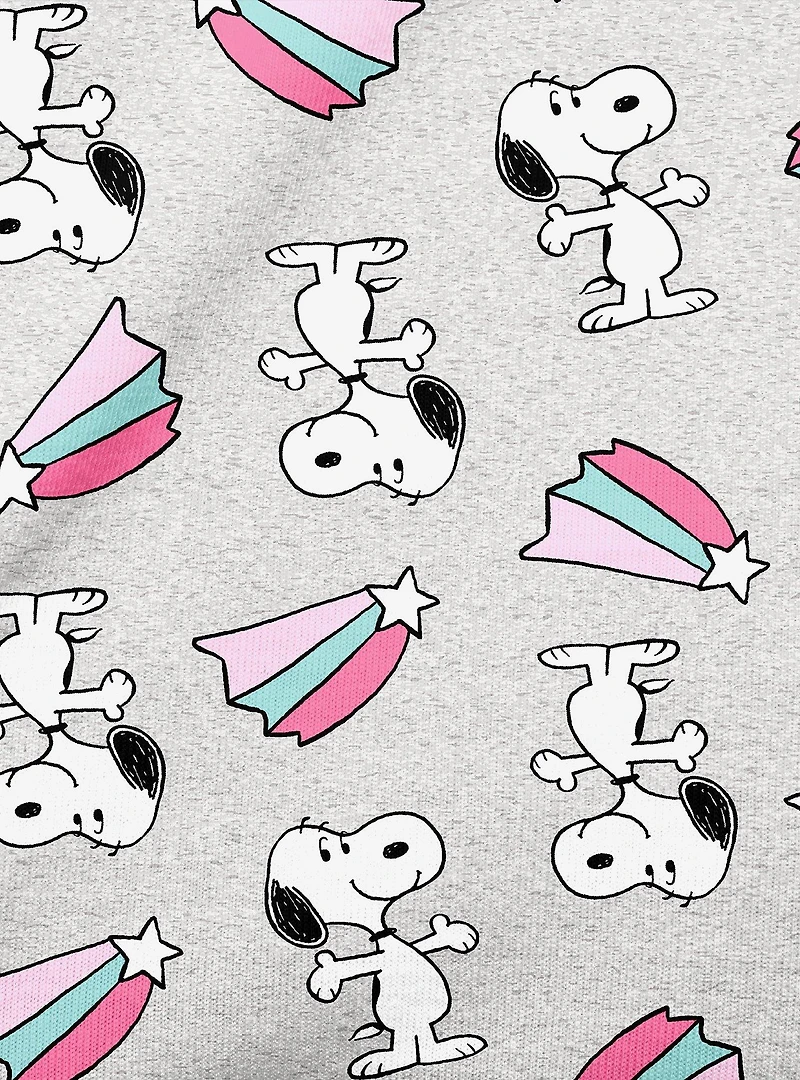 Snoopy Shooting Stars Long Sleeve Raglan Youth Pajama Set