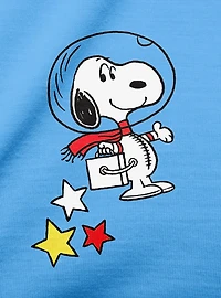 Snoopy Astronaut Long Sleeve Raglan Youth Pajama Set