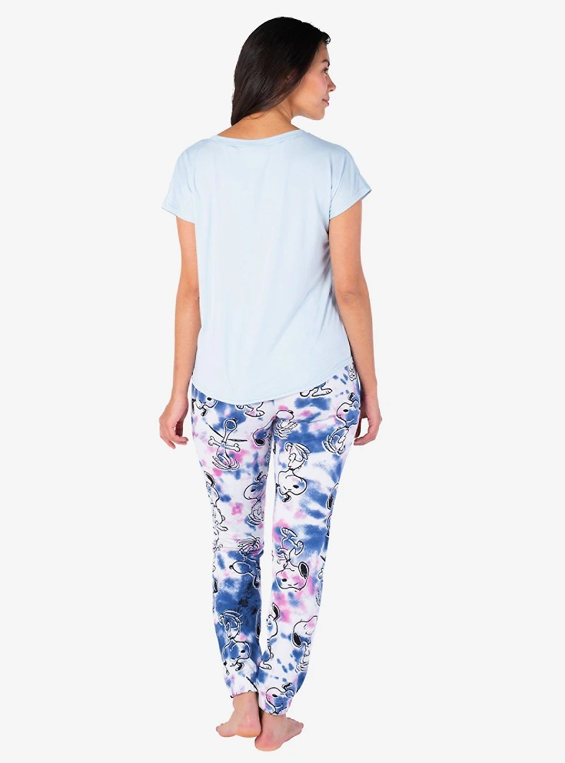 Snoopy Dancing the Clouds Pajama Set