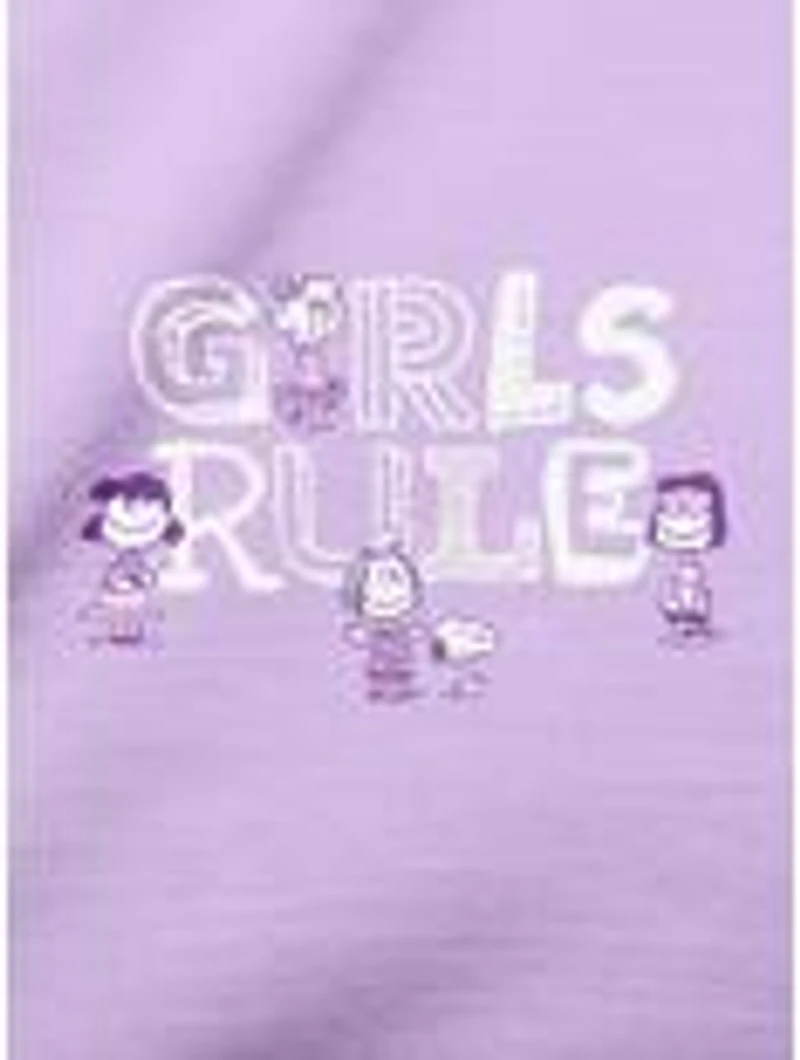 Snoopy Peanuts Gang Girls Rule Youth Pajama Set