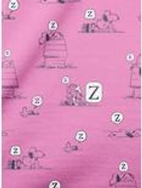 Snoopy Peanuts Rather Be Sleeping Youth Pajama Set