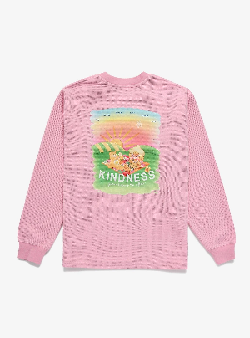 Samii Ryan Care Bears x Strawberry Shortcake Funshine Bear & Lemon Meringue Thermal Long Sleeve T-Shirt