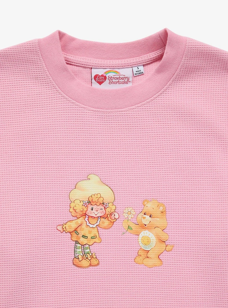 Samii Ryan Care Bears x Strawberry Shortcake Funshine Bear & Lemon Meringue Thermal Long Sleeve T-Shirt