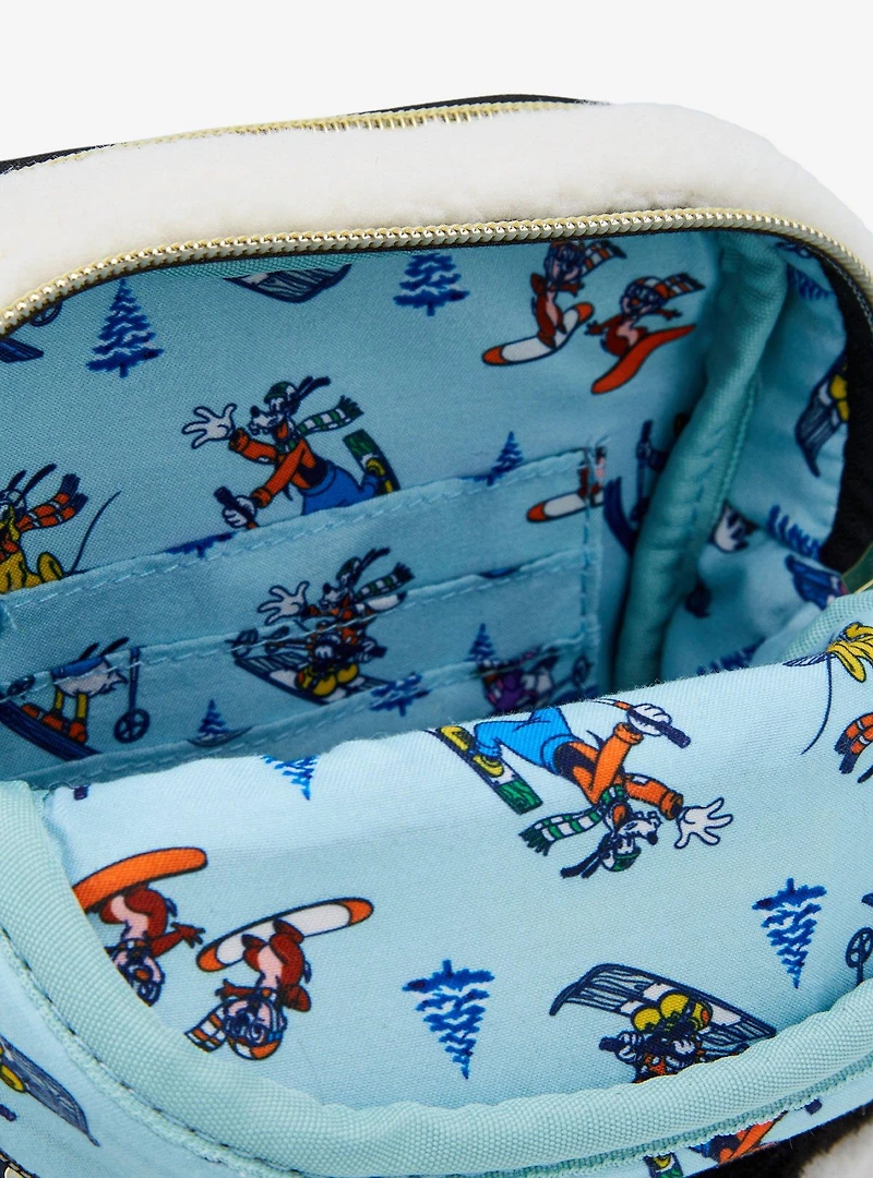 Our Universe Disney Mickey Mouse Ski Sherpa Crossbody Bag - BoxLunch Exclusive