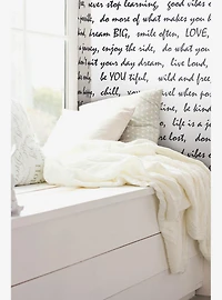 Dream Big Script Black Peel & Stick Wallpaper