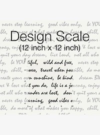Dream Big Script Black Peel & Stick Wallpaper