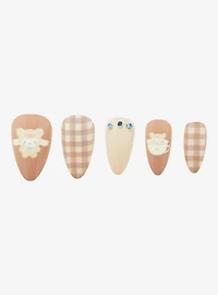 Sanrio Cinnamoroll Latte Bear Press-On Nails
