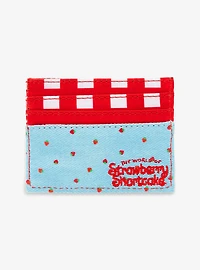 Strawberry Shortcake Embroidered Denim Card Case — BoxLunch Exclusive