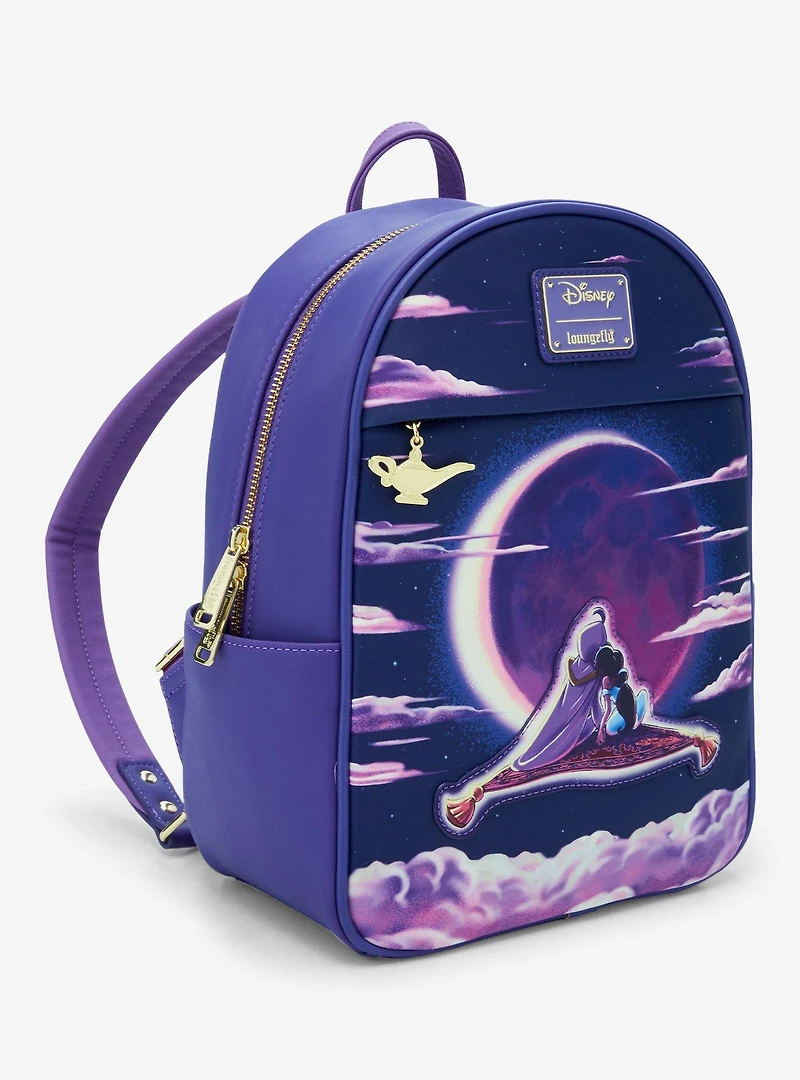Loungefly Disney Aladdin Jasmine & Aladdin Carpet Ride Mini Backpack - BoxLunch Exclusive