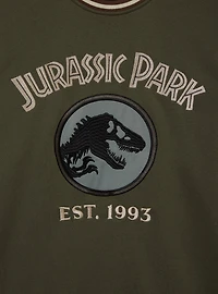 Jurassic Park Contrast Patch Crewneck — BoxLunch Exclusive