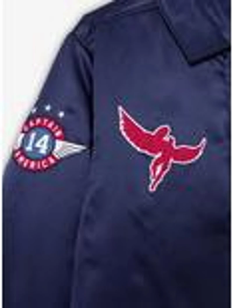 Marvel Captain America: Brave New World Patches Bomber Jacket - BoxLunch Exclusive