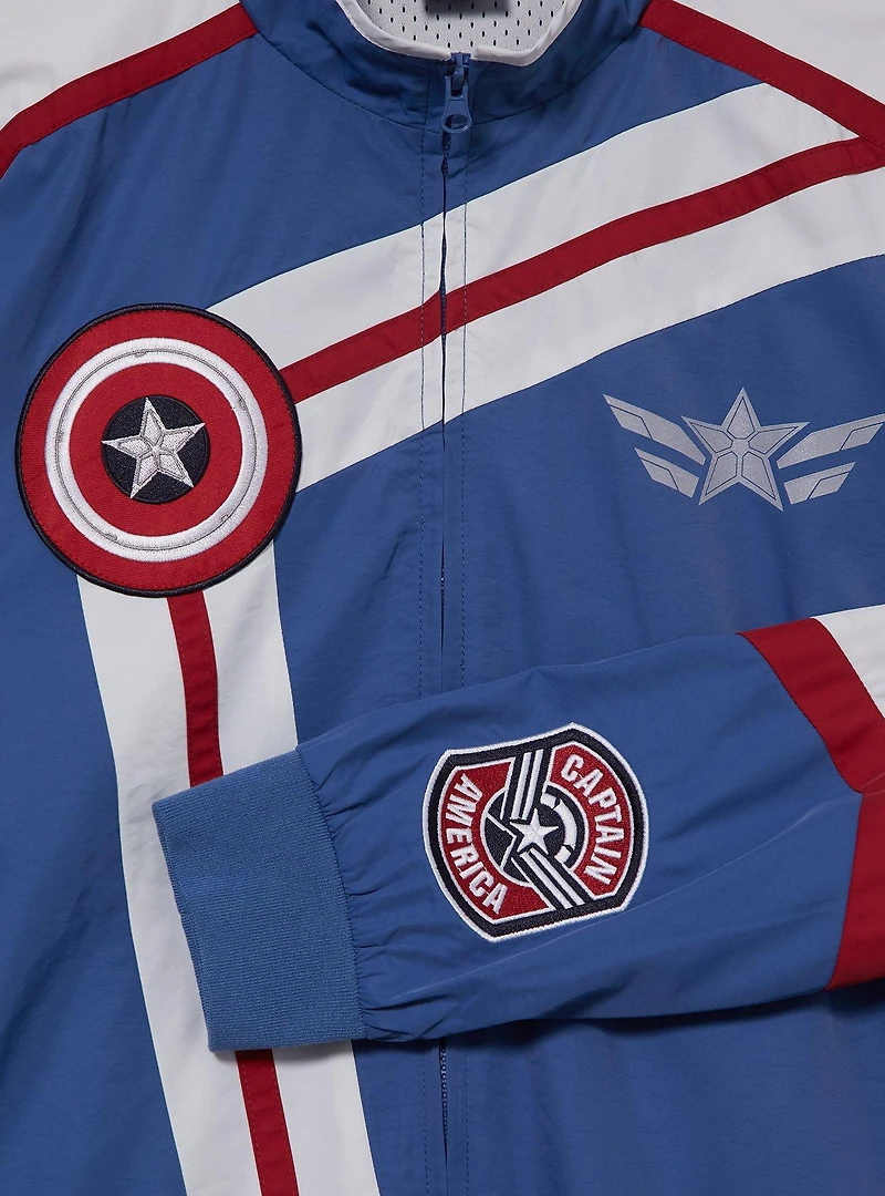 Marvel Captain America Shield Windbreaker Jacket — BoxLunch Exclusive