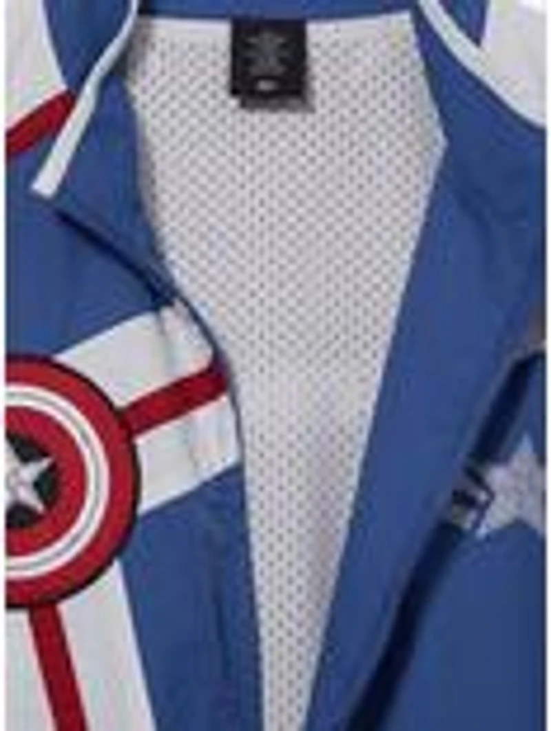 Marvel Captain America Shield Windbreaker Jacket — BoxLunch Exclusive