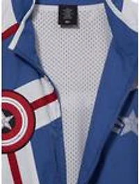 Marvel Captain America Shield Windbreaker Jacket — BoxLunch Exclusive