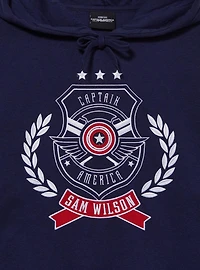 Marvel Captain America Badge Embroidered Hoodie — BoxLunch Exclusive