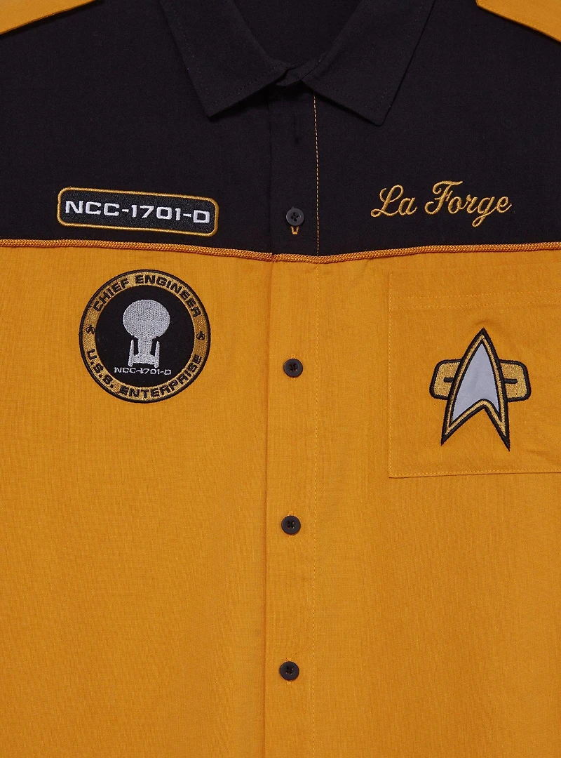 Star Trek Geordi La Forge Woven Button-Up - BoxLunch Exclusive