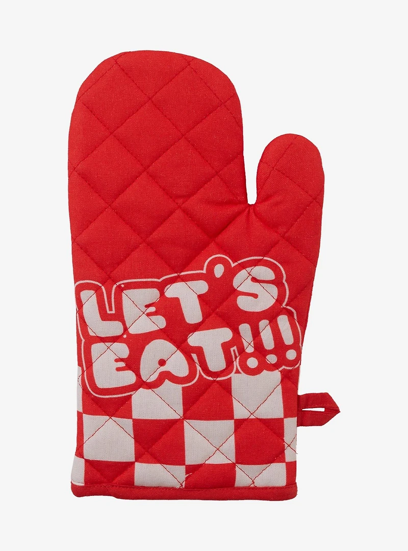 Five Nights at Freddy's Freddy Fazbear Checkered Oven Mitt