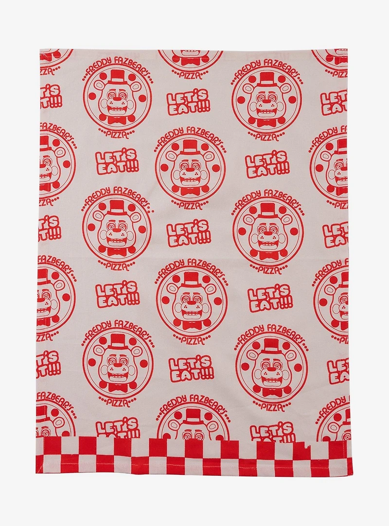 Five Nights at Freddy's Freddy Fazbear's Pizza Kitchen Towel Set