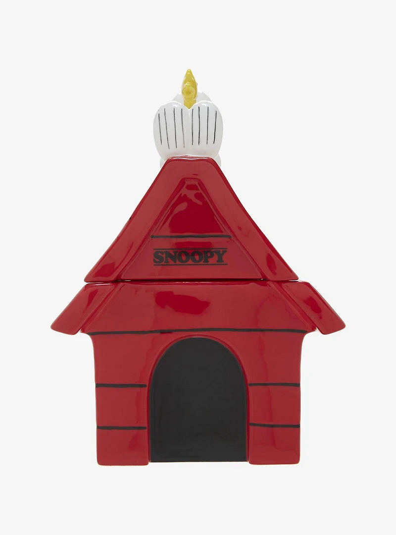 Peanuts Snoopy Doghouse Figural Cookie Jar