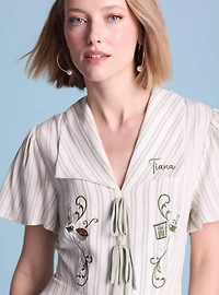 Disney The Princess and Frog Tiana Striped Smock Dress