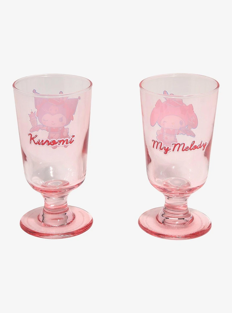 Sanrio My Melody & Kuromi Diner Milkshake Glass Set — BoxLunch Exclusive