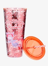 Sanrio My Melody & Kuromi Diner Glitter Carnival Cup with Straw - BoxLunch Exclusive