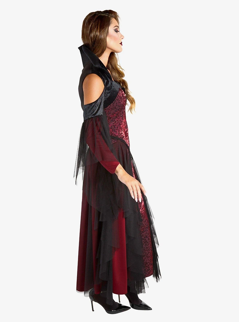 Red Vintage Vampiress Adult Costume