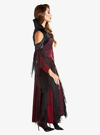 Red Vintage Vampiress Adult Costume