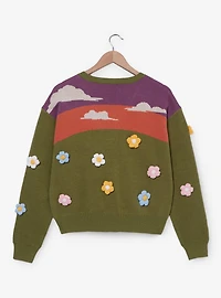 Her Universe Disney A Goofy Movie Max & Roxanne Flower Field Women's Cardigan - BoxLunch Exclusive