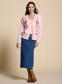 Strawberry Shortcake Pointelle Women's Cardigan — BoxLunch Exclusive