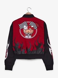 Sanrio Hello Kitty Flames Racing Cropped Women's Jacket - BoxLunch Exclusive