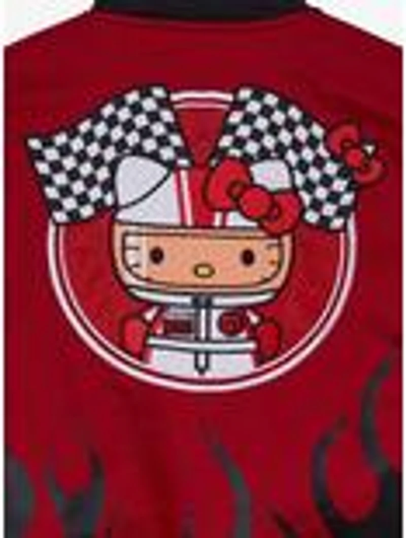 Sanrio Hello Kitty Flames Racing Cropped Women's Jacket - BoxLunch Exclusive