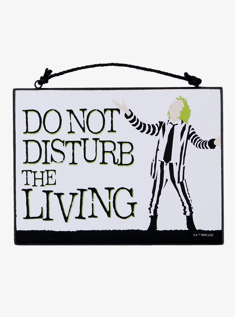 Beetlejuice It's Showtime Reversible Wall Sign