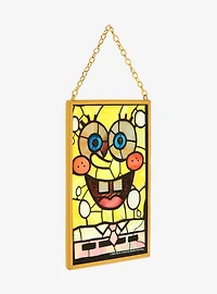 SpongeBob SquarePants Stained Glass Portrait Wall Hanging - BoxLunch Exclusive