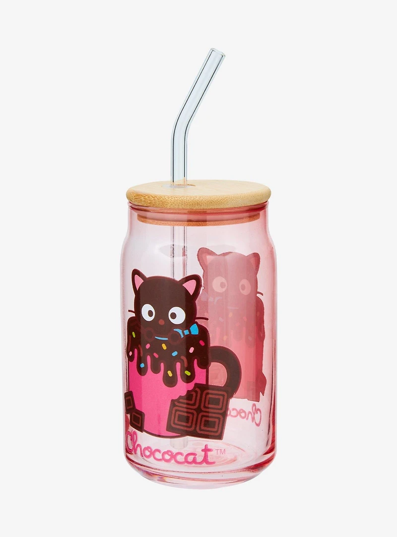 Sanrio Chococat Sprinkle Mug Pink Tumbler with Lid