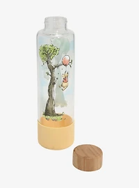 Disney Winnie the Pooh Illustrated Glass Water Bottle