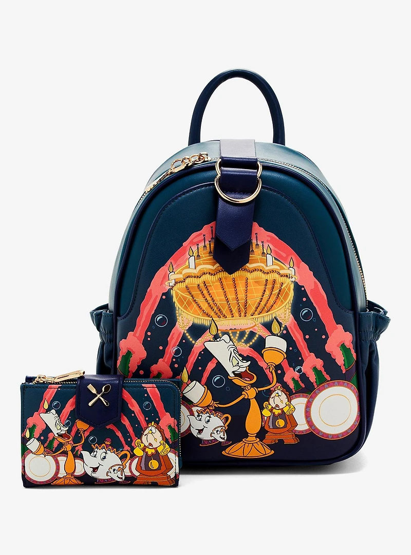 Our Universe Beauty and the Beast Be Our Guest Wallet — BoxLunch Exclusive