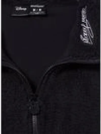 Cakeworthy Disney Mickey Mouse Winking 3D Ears Sherpa Zippered Jacket