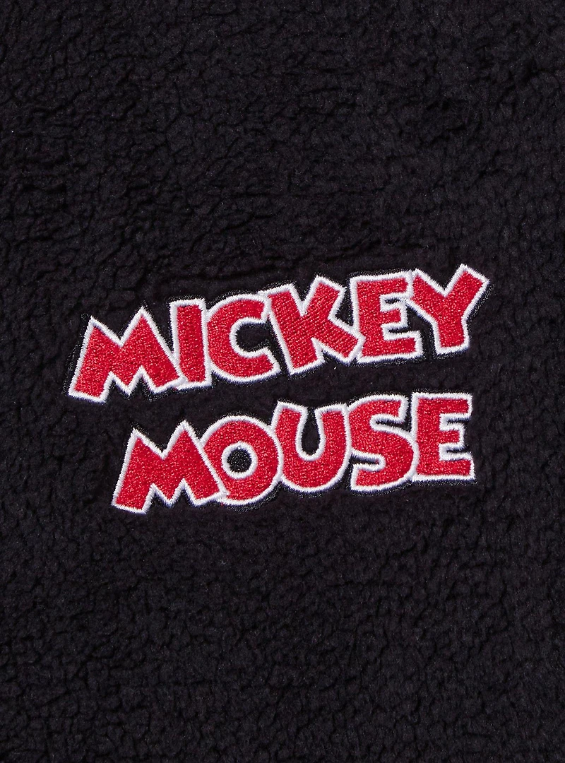 Cakeworthy Disney Mickey Mouse Winking 3D Ears Sherpa Zippered Jacket