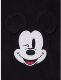 Cakeworthy Disney Mickey Mouse Winking 3D Ears Sherpa Zippered Jacket